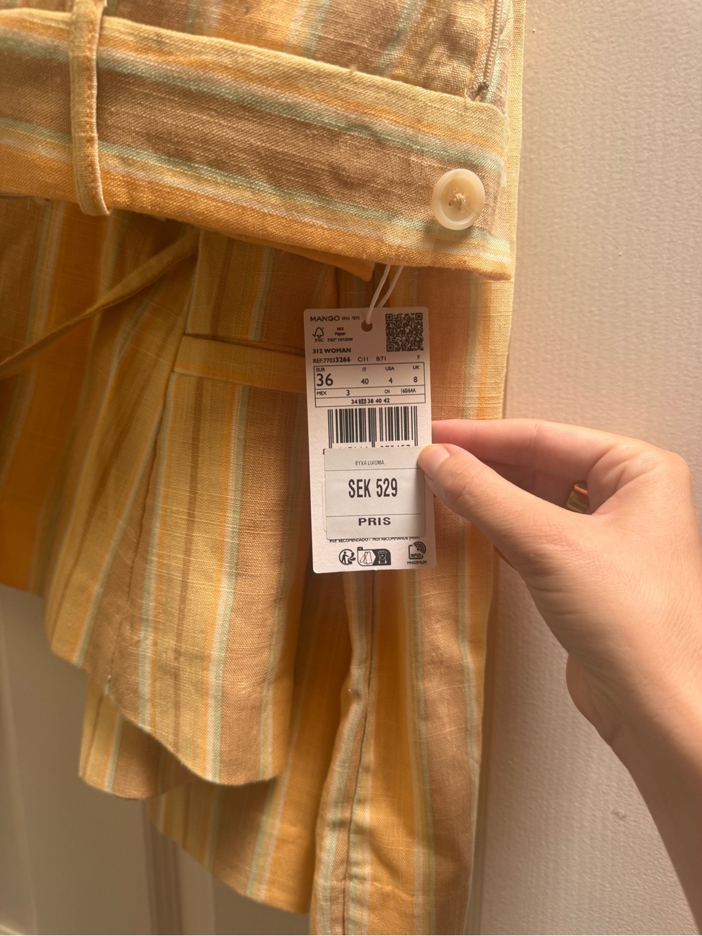 Mango Striped Linen Set - Picture 3 of 5